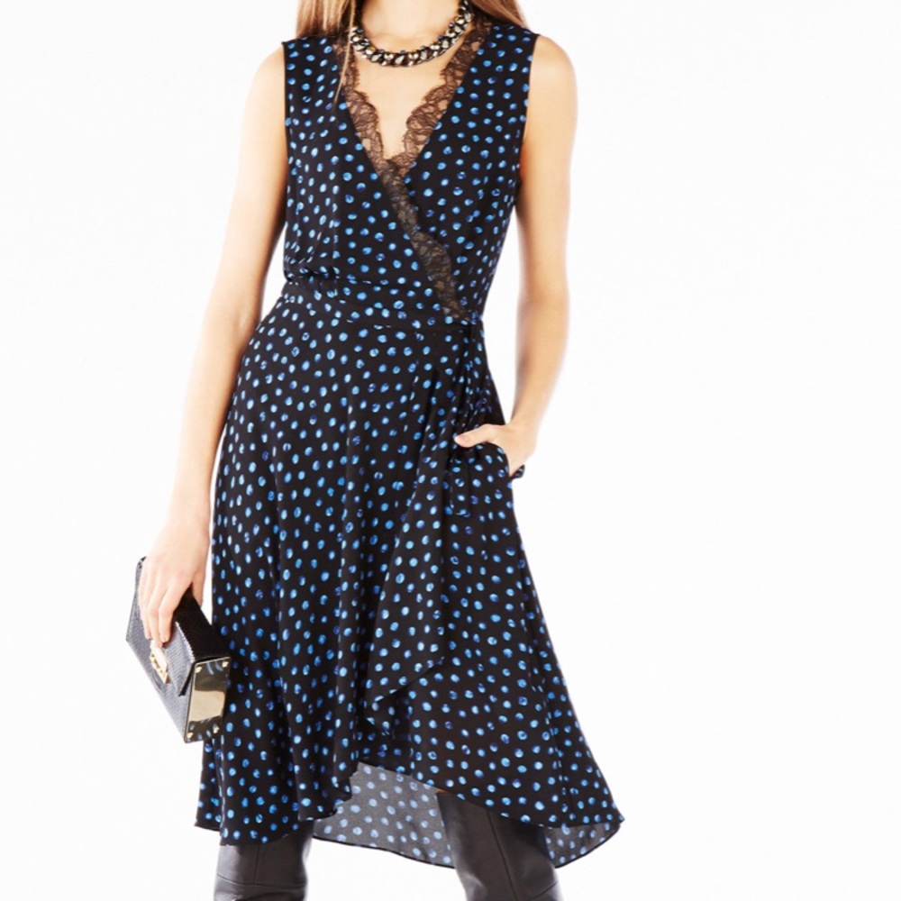 Summer Sale! From $80 to $72!! maxazria cailyn wrap dress sz xs. Brand new